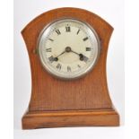 Edwardian Mantle clock in working order with pendulum and key.