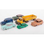 Dinky and other playworn diecast models, (small box).