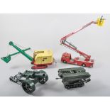 Dinky Super Toys 975 Ruston Bucyrus Excavator, French Dinky 883 Char AMX,