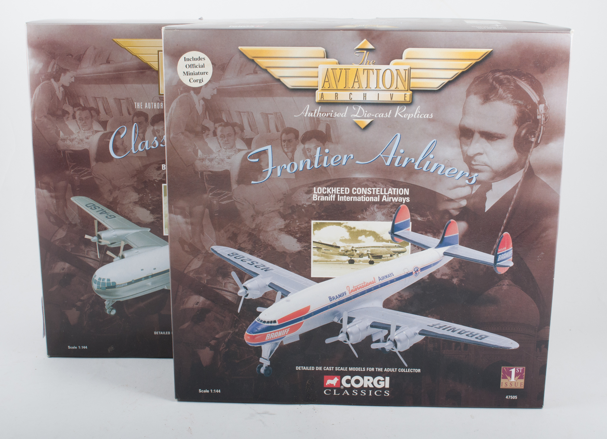 Thirteen modern Corgi die-cast models from 'The Aviation Archive' series, all boxed, (13).