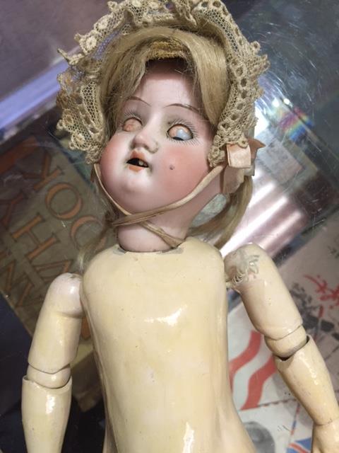 German bisque headed doll by Simon and Halbig, 33cm. - Bild 2 aus 3