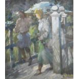 Geoffrey Lee, 'Evening Lights', initialled, pastel drawing, 17cm x 23cm,