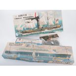 Airfix 'Great Western' plastic model kit c1960s, with other Airfix vehicle and boat sets, (7).