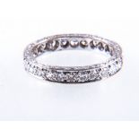 A diamond full eternity ring,