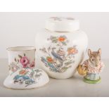 Beswick Beatrix Potter model, Mrs Tittlemouse; Wedgwood, Crane china; Worcester china, etc.