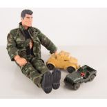 Die-cast military models, to include Lonestar and Matchbox, Action Man figures,