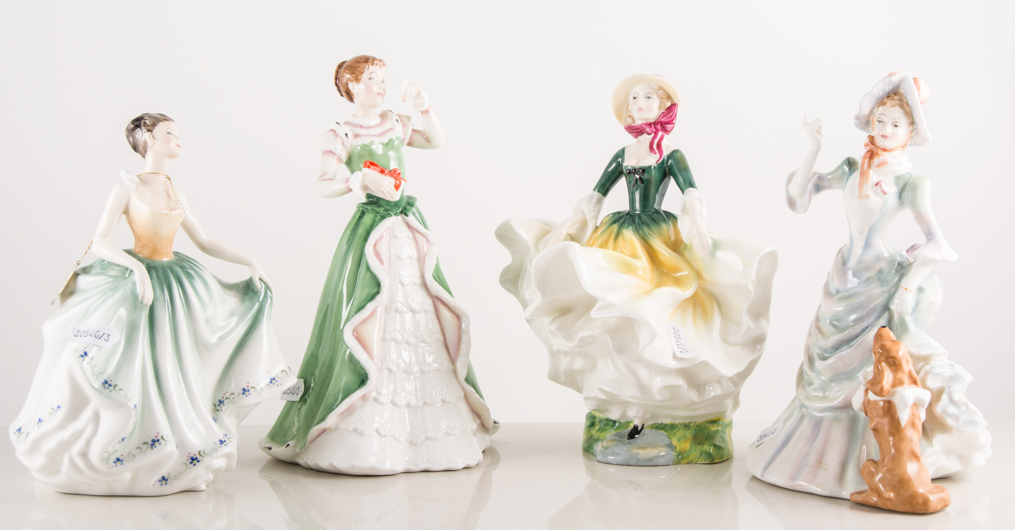 Royal Doulton figurines, Michelle, HN 2234, Cynthia, HN 2440, Susan, HN 3050, Becky, HN 2740,