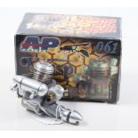 Two R/C glow engines AP 09 HORNET and AP 061 WASP,