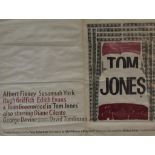 Vintage Film Poster - "Tom Jones", a Woodfall Production, staring Albert Finney, Susannah York,
