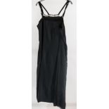 Vintage black clothing, shift dresses and underskirts, velvet two piece, crepe jacket,