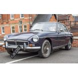 MG MGB GT Coupe, KJN 220L, barn find/ restoration project, purple bodywork,