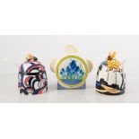 Six items of Past Times Clarice Cliff replica items.