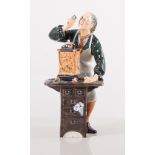 Royal Doulton figure, 'The Clockmaker', HN2279, 19cm, small chip to the front edge.