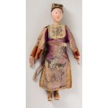 Late 19th Century Chinese doll, in costume,