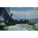 Four photographs of yacht racing, by Beken of Cowes,