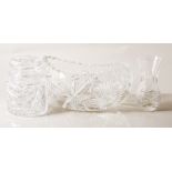 Pair of Edinburgh Crystal glasses; Royal Doulton Crystal,