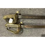 19th century Officers sword, 82cm decorated blade by H.