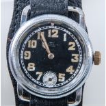 G & M Lane of London - A gentleman's military Aero watch,