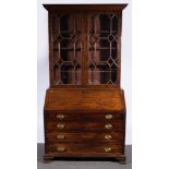 A George III mahogany bureau,