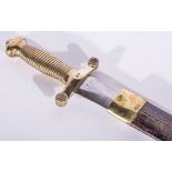 Gladius pattern Infantry sword, the blade marked and the date 1832,