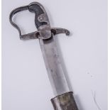 A 1796 pattern Light Cavalry sabre, 82.5cm curved blade, stamped to the top edge 1831.