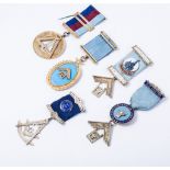 Silver gilt square and apron Master's jewel, CORINTHIAN LODGE No.