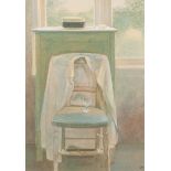 David Tindle Study for 'The Glass', initialled and dated '85, gouache, 21cm x 15cm.