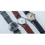 Three wrist watches of military interest,