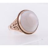 An opal dress ring,