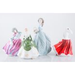 Royal Doulton figures, Gemstones collection September "Sapphire", "Autumn Breeze" HN4716,