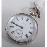 A 19th Century Gent's silver cased pocket watch.