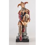 Royal Doulton figurine "The Jester", HN1702, height 18cm, damaged.