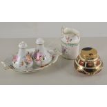 Six Royal Crown Derby coffee cups and saucers,