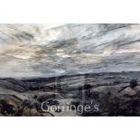 Joseph Pighills (1902-1984)4 watercolours,Moorland scenes,signed,largest 13 x 19in.