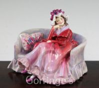 A rare Royal Doulton figure 'Reflections', model no.HN1820, green printed mark and impressed