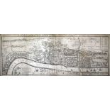 J. Wallis Publ. 1789engraving,London and Westminster in the reign of Queen Elizabeth Anno Dom 1563,