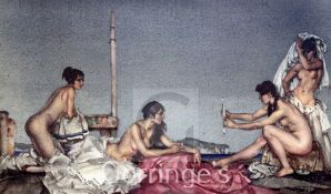 Sir William Russell Flint (1880-1969)2 limited edition colour prints,'The Silver Mirror' and 'The