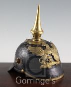 A WWI Pickelhaube, 10in.