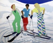 Sonia Yorkgouache,The Three Graces,signed,19 x 25in.