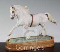 A Royal Worcester model of a Welsh Mountain Pony (Coed Coch Planed), modelled by Doris Lindner, c.