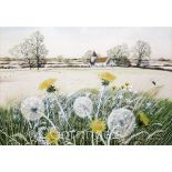 Paul Evans (20th C.)gouache,'Spring Again',signed,13.5 x 19in.