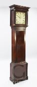 Cometti of Lewes. A George III mahogany cased thirty hour longcase clock, with 12 inch painted dial,