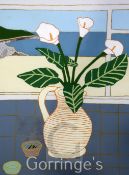 Bryan Pearce (1929-2007)lithograph,A jug of lilies,signed in pencil and dated '84,26 x 20.5in.