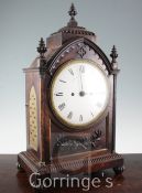 Grant of Fleet Street, London. A Regency mahogany bracket clock, in gothic arched case with