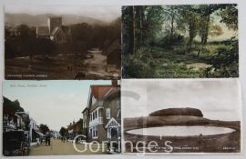 West Sussex; Steyning, Storrington. An Album of 400 postcards, including Henfield, Lancing and The