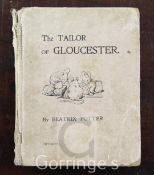 Potter, Beatrix - The Tailor of Gloucester, 1st edition, pink boards, with ink inscription 'To Mrs