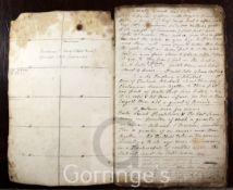 Mrs Gilbert's Housekeeping Recipe's, a handwritten book of recipes by Mrs Catherine Gilbert of