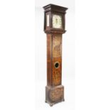 Robert Williamson of London. A William & Mary walnut and marquetry eight day longcase clock, the