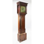 William Parkinson of Lancaster. A George III mahogany banded oak eight day longcase clock, the 12