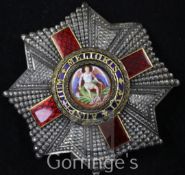 The Most Distinguished Order of St Michael and St George K.C.M.G, Knight Commander's Star, 3.25in.